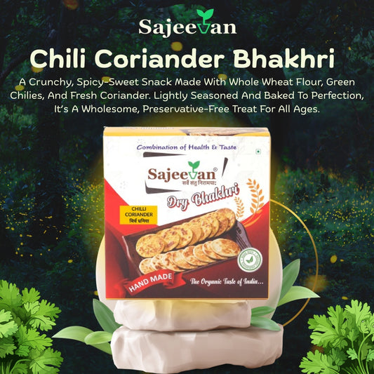 Chilli Coriander Bhakhri